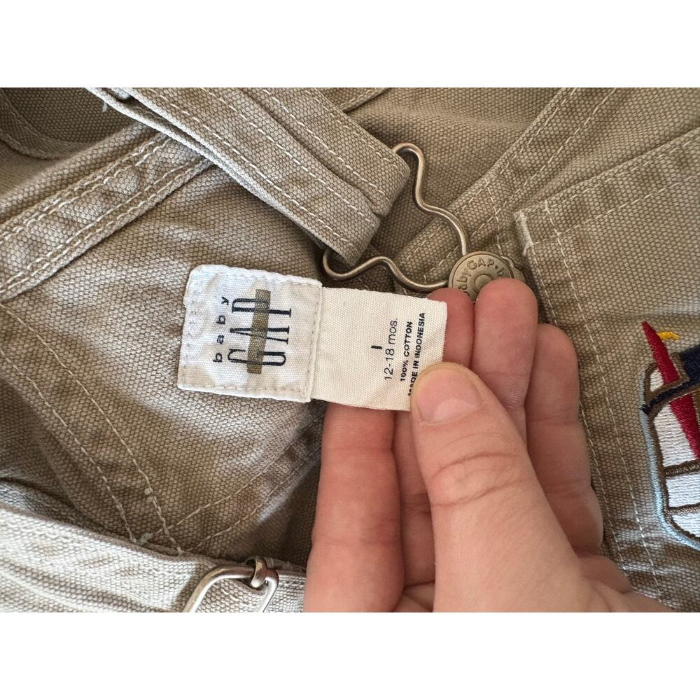 VTG Baby Gap Shortalls 18mos - Picture 5 of 5